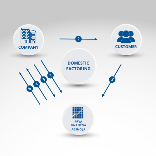 Potek za domači faktoring - Prva finančna agencija