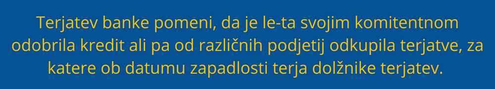 terjatev-banke Razlogi za odkup terjatev oz. prodajo terjatev