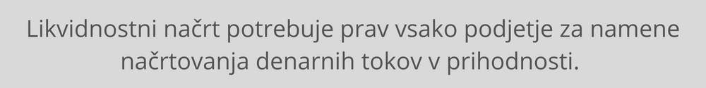 Likvidnostni načrt potrebuje vsako podjetje za uspešno načrtovanje denarnih tokov v prihodnosti likvidnostni-nacrt-denarni-tok-podjetja
