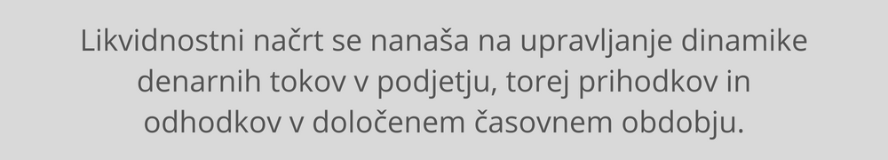Likvidnostni načrt se nanaša na upravljanje dinamike denarnih tokov v podjetju likvidnostni-nacrt-prva-financna-agencija
